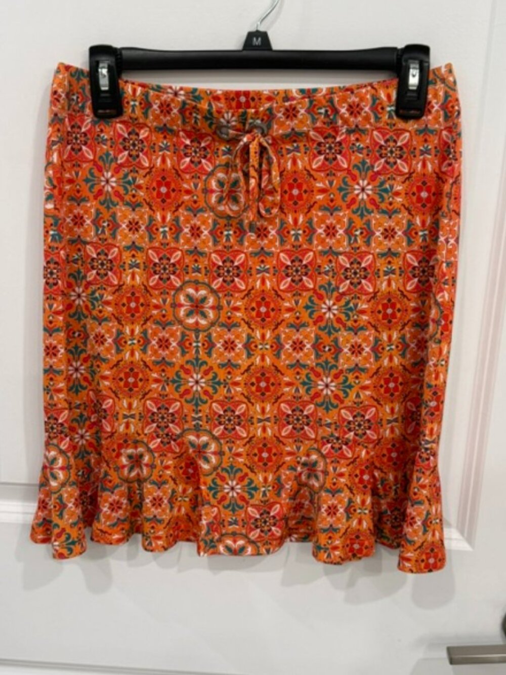 Nathalie Chaize Ruffle Hem Mini Skirt